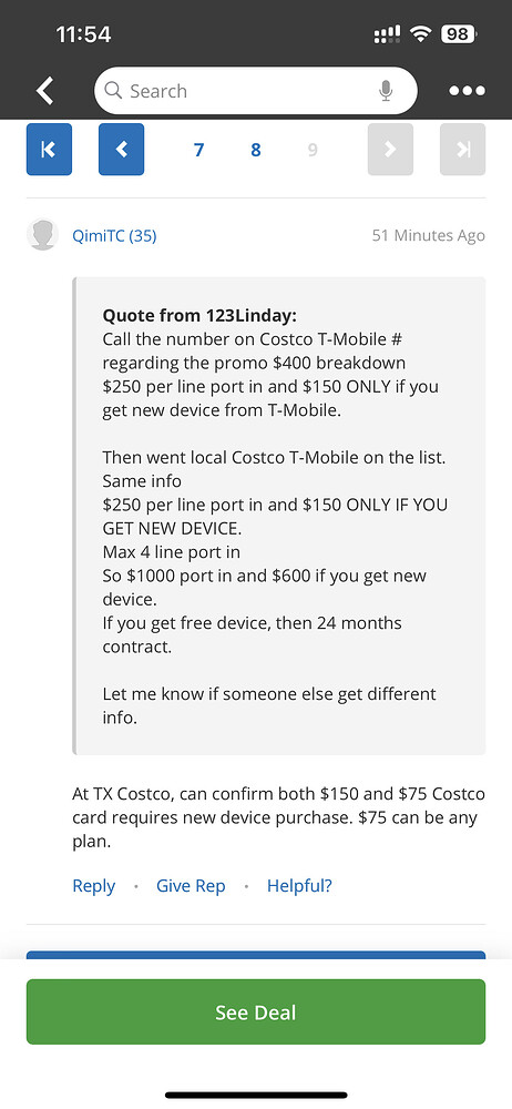 T Mobile Costco Rebate